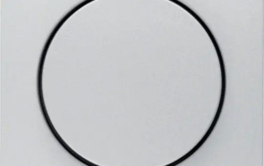 BERKER 11371404 Drehdimmerabdeckung S.1/B.3/B.7 Standard | aluminium matt