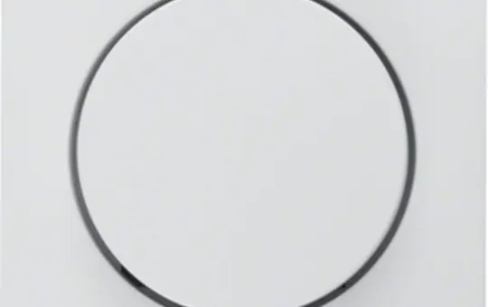 BERKER 11371909 Drehdimmerabdeckung S.1/B.3/B.7 Standard | polarweiß matt