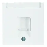 BERKER 11701909 UAE-Zentralstück S.1/B.3/B.7 1-fach, Schriftfeld | polarweiß matt