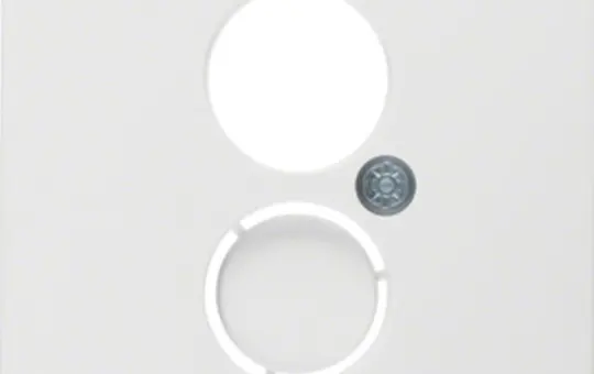 BERKER 11968989 Lautsprecherdosenabdeckung S.1/B.3/B.7 polarweiß glänzend