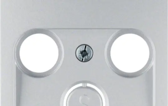 BERKER 12031404 Antennenabdeckung S.1/B.3/B.7 2/3-fach | aluminium matt