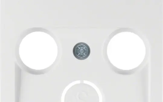 BERKER 12031909 Antennenabdeckung S.1/B.3/B.7 2/3-fach | polarweiß matt