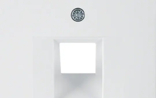 BERKER 14078989 Netzwerkabdeckung S.1/B.3/B.7 1-fach | polarweiß glänzend