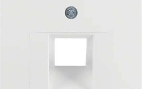 BERKER 14071909 Netzwerkabdeckung S.1/B.3/B.7 1-fach | polarweiß matt