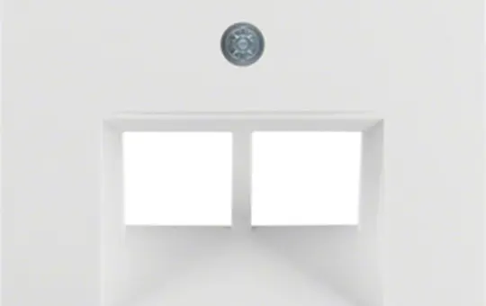 BERKER 14098989 Netzwerkabdeckung S.1/B.3/B.7 2-fach | polarweiß glänzend