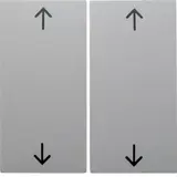 BERKER 16441909 Jalousiewippe S.1/B.3/B.7 2-fach, Mittelstellung | polarweiß matt