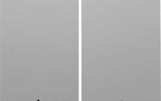 BERKER 16441909 Jalousiewippe S.1/B.3/B.7 2-fach, Mittelstellung | polarweiß matt