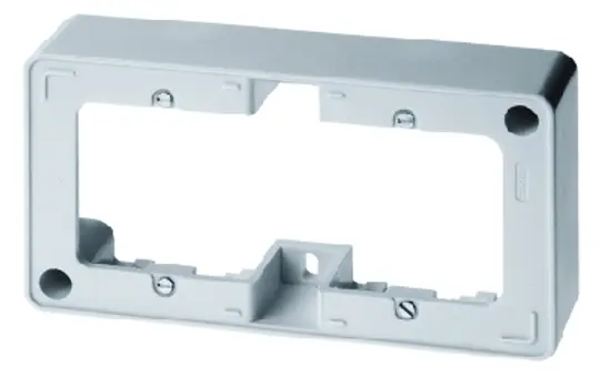 BERKER 10300069 Aufputzrahmen Arsys 2-fach | polarweiß glänzend