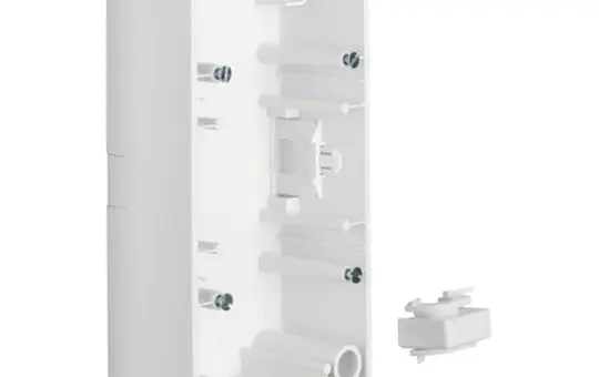 BERKER 10429909 Aufputzgehäuse Q.1 2-fach | polarweiß matt