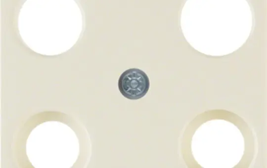 BERKER 148302 Antennenabdeckung Arsys 4-fach, geradestehend | aluminium matt