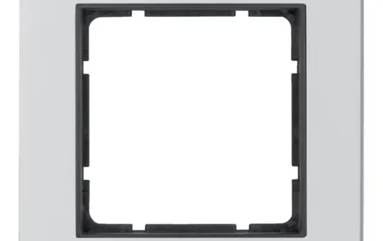 BERKER 10113004 Abdeckrahmen B.3 1-fach | aluminium/anthrazit matt