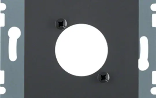 BERKER 14121606 Zentralplatte für XLR-Steckverbinder anthrazit matt