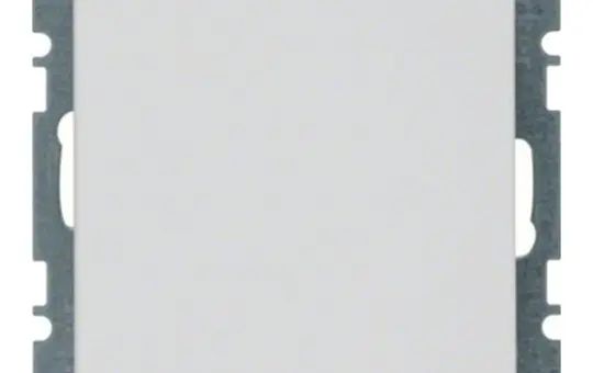 BERKER 10096089 Blindabdeckung Q.1/Q.3 Standard | polarweiß samt