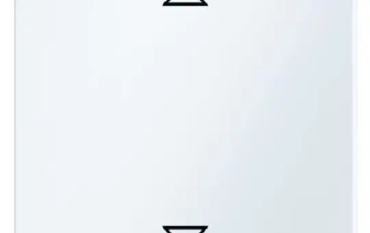 BERKER 16206079 Jalousiewippe Q.1/Q.3 1-fach | polarweiß samt