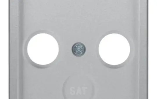 BERKER 12036084 Antennenabdeckung Q.1/Q.3 2/3-fach | alu samt