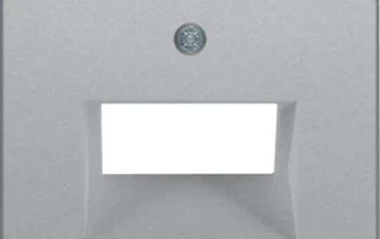 BERKER 14096084 Netzwerkabdeckung Q.1/Q.3 2-fach | alu samt