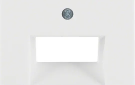 BERKER 14096089 Netzwerkabdeckung Q.1/Q.3 2-fach | polarweiß samt