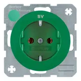 BERKER 47432003 EDV-Steckdose R.1/R.3 SV | grün glänzend