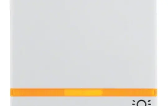 BERKER 16216079 beschr. Kontrollwippe Q.1/Q.3 1-fach, Licht | polarweiß samt