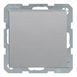 BERKER 47516074 SCHUKO-Steckdose Q.1/Q.3 Berührungsschutz, Klappdeckel | alu samt