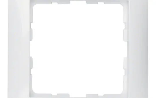 BERKER 10118989 Abdeckrahmen S.1 1-fach | polarweiß glänzend