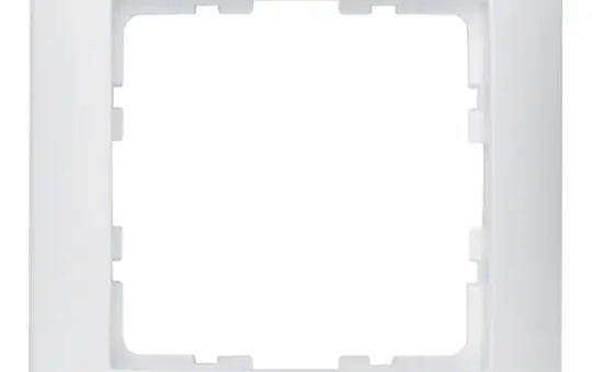 BERKER 10119909 Abdeckrahmen S.1 1-fach | polarweiß matt