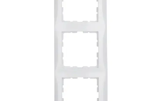 BERKER 10138989 Abdeckrahmen S.1 3-fach | polarweiß glänzend