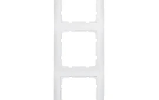 BERKER 10139909 Abdeckrahmen S.1 3-fach | polarweiß matt