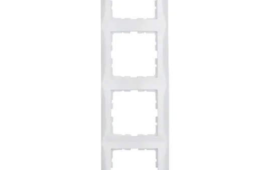 BERKER 10148989 Abdeckrahmen S.1 4-fach | polarweiß glänzend