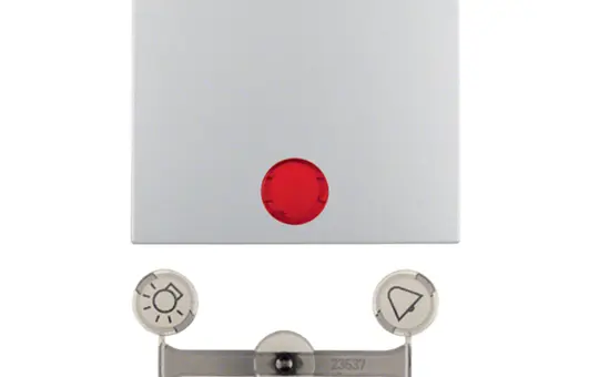 BERKER 16211404 beschr. Kontrollwippe Serie S.1/B.3/B.7 1-fach | aluminium matt