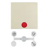 BERKER 16218982 beschr. Kontrollwippe Serie S.1/B.3/B.7 1-fach | weiß glänzend