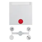 BERKER 16288989 beschr. Kontrollwippe S.1/B.3/B.7 1-fach | polarweiß glänzend