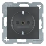 BERKER 47231606 SCHUKO-Steckdose S/B Berührungsschutz | anthrazit matt