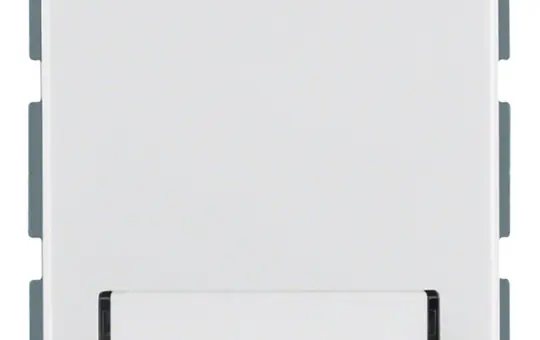 BERKER 471909 beschr. SCHUKO-Steckdose S/B Klappdeckel | polarweiß glänzend