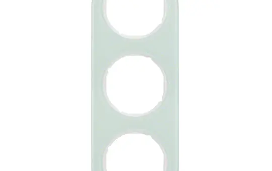 BERKER 10132009 Abdeckrahmen R.classic 3-fach | glas polarweiß