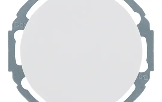 BERKER 47442089 SCHUKO-Steckdose R.classic Berührungsschutz, Klappdeckel | polarweiß glänzend