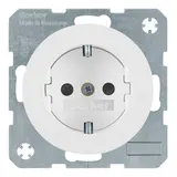 BERKER 47232089 SCHUKO-Steckdose R Berührungsschutz | polarweiß glänzend