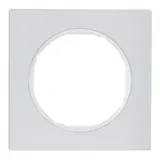 BERKER 10112274 Abdeckrahmen R.3 1-fach | alu/polarweiß glänzend
