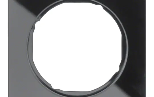 BERKER 10112216 Abdeckrahmen R.3 1-fach | glas schwarz