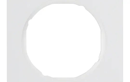 BERKER 10112289 Abdeckrahmen R.3 1-fach | polarweiß glänzend