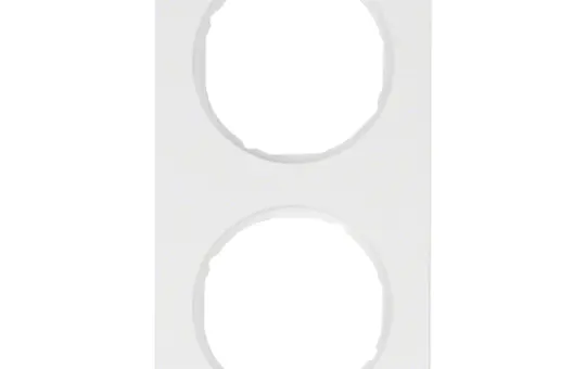 BERKER 10122289 Abdeckrahmen R.3 2-fach | polarweiß glänzend