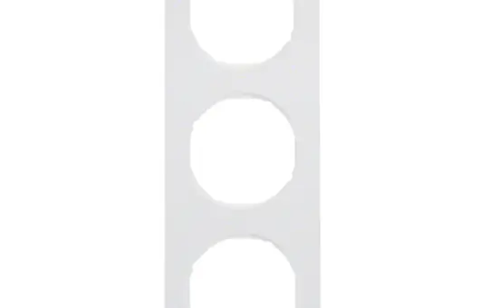 BERKER 10132289 Abdeckrahmen R.3 3-fach | polarweiß glänzend