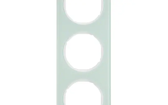 BERKER 10132209 Abdeckrahmen Glas R.3 3-fach | glas polarweiß