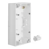 BERKER 10428989 Aufputzgehäuse S.1/S.3/S.7 2-fach | polarweiß glänzend