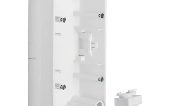 BERKER 10428989 Aufputzgehäuse S.1/S.3/S.7 2-fach | polarweiß glänzend