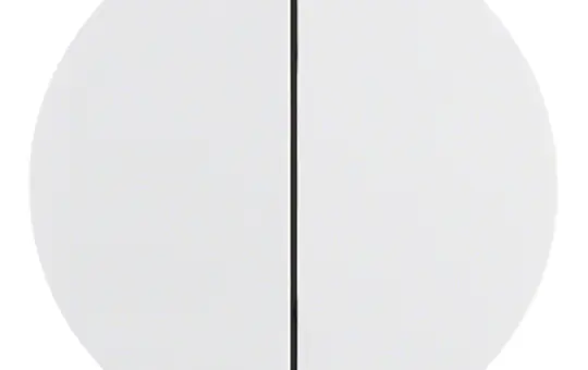 BERKER 85142139 Tastdimmerabdeckung R.1/R.3 2-fach | polarweiß glänzend