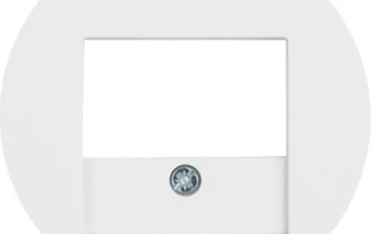 BERKER 10382089 Telefonabdeckung R.1/R.3 Standard | polarweiß glänzend