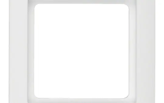 BERKER 10116089 Abdeckrahmen Q.1 1-fach | polarweiß samt