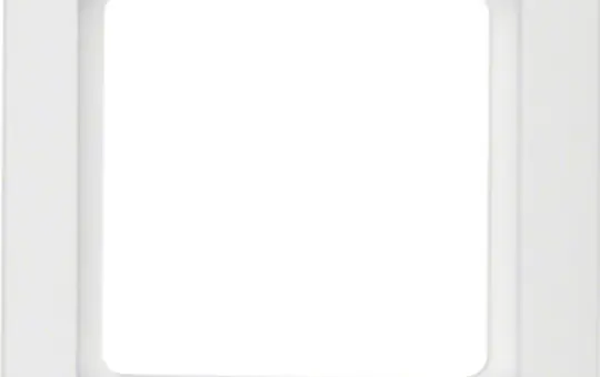 BERKER 10116099 Abdeckrahmen Q.3 1-fach | polarweiß samt