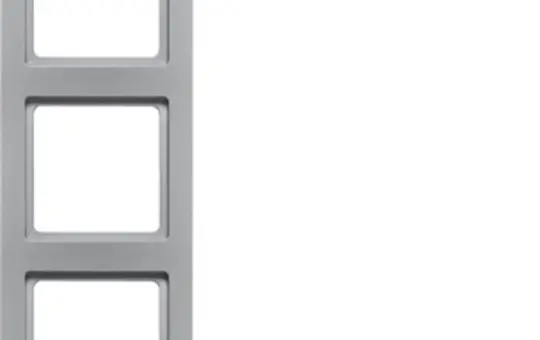 BERKER 10136094 Abdeckrahmen Q.3 3-fach | alu samt lackiert
